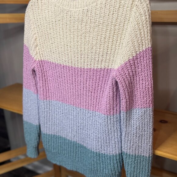 Abercrombie Kids Colorblock Knit Sweater – Size 13/14 - Picture 3 of 5